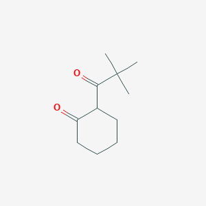 2-(2,2-Dimethylpropanoyl)cyclohexan-1-one