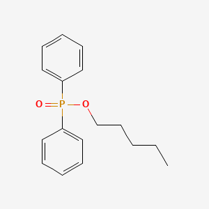 Phosphinic acid, diphenyl-, pentyl ester
