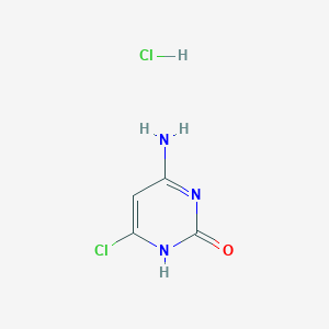 4-amino-6-chloro-1H-pyrimidin-2-one;hydrochloride