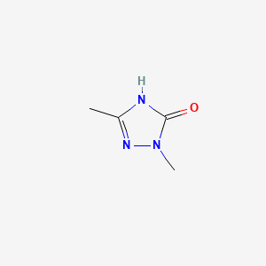 molecular formula C4H7N3O B1655713 2,5-dimethyl-1H-1,2,4-triazol-3-one CAS No. 4114-21-0