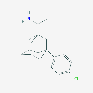 1-[3-(4-Chlorophenyl)-1-adamantyl]ethanamine