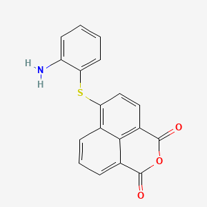 1H,3H-Naphtho[1,8-cd]pyran-1,3-dione, 6-[(2-aminophenyl)thio]-