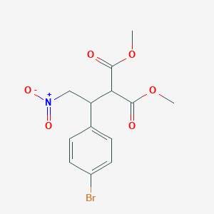 Dimethyl [1-(4-bromophenyl)-2-nitroethyl]propanedioate