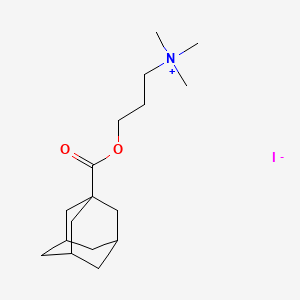 3-(Adamantane-1-carbonyloxy)propyl-trimethylazanium;iodide