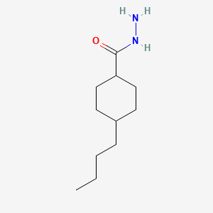 Cyclohexanecarboxylicacid, 4-butyl-, hydrazide