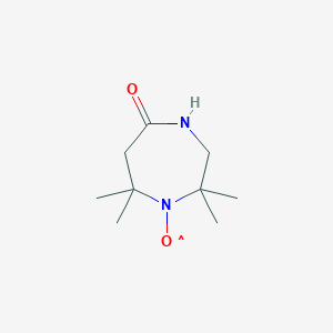[(Hexahydro-2,2,7,7-tetramethyl-5-oxo-1H-1,4-diazepine-1-yl)oxy]radical