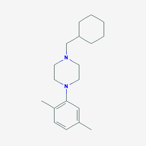 1-(Cyclohexylmethyl)-4-(2,5-dimethylphenyl)piperazine