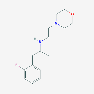 1-(2-fluorophenyl)-N-(2-morpholin-4-ylethyl)propan-2-amine