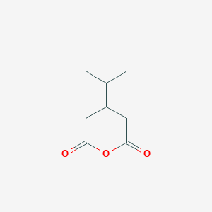 molecular formula C8H12O3 B1655751 4-(Propan-2-yl)oxane-2,6-dione CAS No. 4160-81-0
