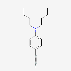 molecular formula C16H23N B1655764 N,N-dibutyl-4-ethynylaniline CAS No. 41876-68-0