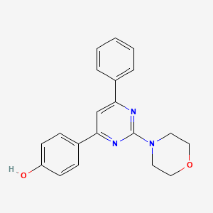 Phenol, 4-[2-(4-morpholinyl)-6-phenyl-4-pyrimidinyl]-
