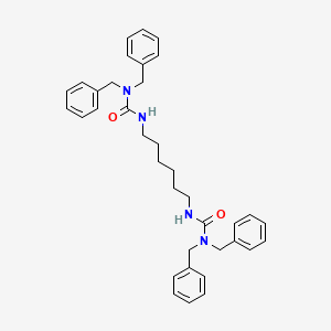 molecular formula C36H42N4O2 B1655786 1,1-Dibenzyl-3-[6-(dibenzylcarbamoylamino)hexyl]urea CAS No. 42101-55-3