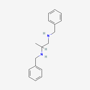molecular formula C17H22N2 B1655788 1-N,2-N-dibenzylpropane-1,2-diamine CAS No. 42164-56-7
