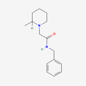 2-Methyl-N-(phenylmethyl)-1-piperidineacetamide
