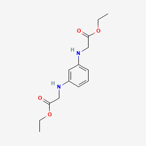 Ethyl 2-[3-[(2-ethoxy-2-oxoethyl)amino]anilino]acetate