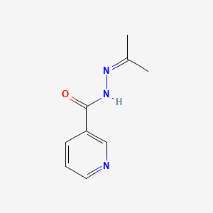 molecular formula C9H11N3O B1655794 N'-(1-Methylethylidene)nicotinohydrazide CAS No. 4226-39-5