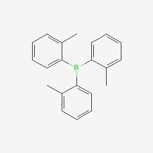 molecular formula C21H21B B1655795 Tris(2-methylphenyl)borane CAS No. 42270-57-5