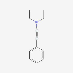 molecular formula C12H15N B1655798 N,N-diethyl-2-phenylethynamine CAS No. 4231-26-9