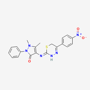 molecular formula C20H18N6O3S B1655799 Cambridge id 5844459 CAS No. 423148-79-2