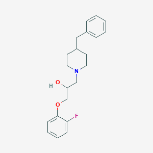 1-(4-Benzylpiperidin-1-yl)-3-(2-fluorophenoxy)propan-2-ol