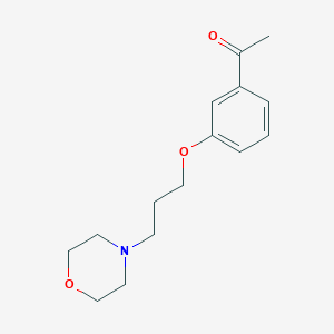1-[3-(3-Morpholin-4-ylpropoxy)phenyl]ethanone