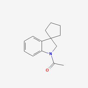 Spiro(cyclopentane-1,3'-indoline), 1'-acetyl-