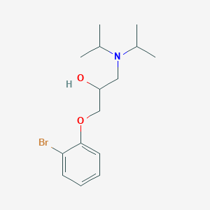 molecular formula C15H24BrNO2 B1655857 1-(2-Bromophenoxy)-3-(diisopropylamino)propan-2-OL CAS No. 432531-90-3