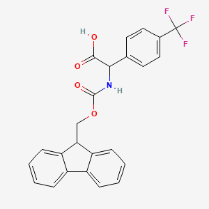 2-{[(9H-fluoren-9-ylmethoxy)carbonyl]amino}-2-[4-(trifluoromethyl)phenyl]acetic acid