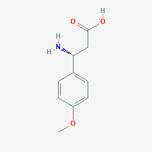 molecular formula C10H13NO3 B165586 (R)-3-amino-3-(4-methoxyphenyl)propanoic acid CAS No. 131690-57-8