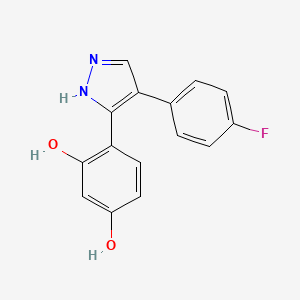 molecular formula C15H11FN2O2 B1655860 Cambridge id 6943615 CAS No. 433330-11-1
