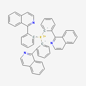 molecular formula C45H30IrN3 B1655868 Tris[1-phenylisoquinoline-C2,N]iridium(III) CAS No. 435293-93-9