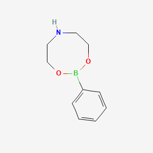 molecular formula C10H14BNO2 B1655880 2-Phenyl-1,3,6,2-dioxazaborocane CAS No. 4406-73-9
