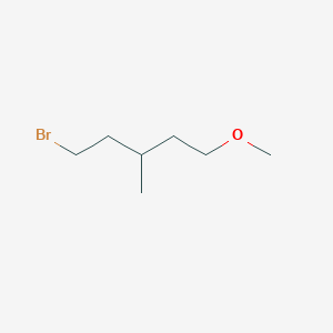 molecular formula C7H15BrO B1655899 1-Bromo-5-methoxy-3-methylpentane CAS No. 4457-74-3