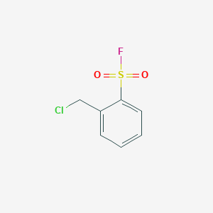 molecular formula C7H6ClFO2S B1655906 Benzenesulfonyl fluoride, 2-(chloromethyl)- CAS No. 447-62-1