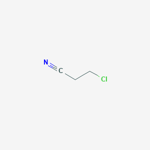 molecular formula C3H4ClN B165592 3-Chloropropionitrile CAS No. 542-76-7