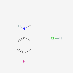 molecular formula C8H11ClFN B1655933 N-Ethyl-P-fluoroaniline hydrochloride CAS No. 459-21-2