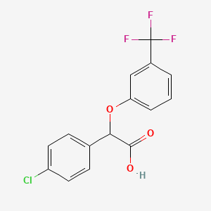 4-Chlorophenyl-[3-(trifluoromethyl)phenoxy]acetic acid