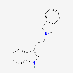Indole, 3-(2-(isoindolin-2-YL)ethyl)-