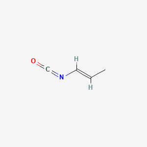 molecular formula C4H5NO B1655971 Propenyl isocyanate CAS No. 4737-18-2