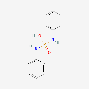 molecular formula C12H13N2O2P B1655986 Dianilinophosphinic acid CAS No. 4743-42-4