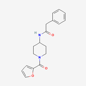 N-[1-(furan-2-carbonyl)piperidin-4-yl]-2-phenylacetamide