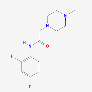 N-(2,4-difluorophenyl)-2-(4-methylpiperazin-1-yl)acetamide