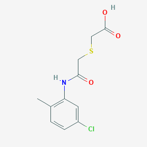 2-[2-(5-Chloro-2-methylanilino)-2-oxoethyl]sulfanylacetic acid
