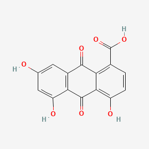 4,5,7-Trihydroxy-9,10-dioxo-9,10-dihydroanthracene-1-carboxylic acid