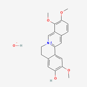 molecular formula C20H21NO5 B1656030 Jatrorrhizine hydroxide CAS No. 483-43-2