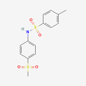 4-methyl-N-(4-methylsulfonylphenyl)benzenesulfonamide