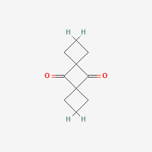molecular formula C10H12O2 B1656040 Dispiro(3.1.3.1)decane-5,10-dione CAS No. 4893-00-9