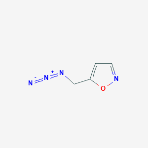 molecular formula C4H4N4O B1656067 5-(Azidomethyl)-1,2-oxazole CAS No. 497947-78-1