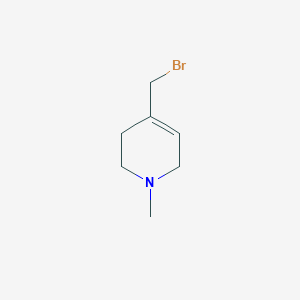 4-(Bromomethyl)-1-methyl-1,2,3,6-tetrahydropyridine