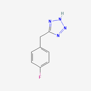 molecular formula C8H7FN4 B1656077 5-(4-fluorobenzyl)-2H-tetrazole CAS No. 500370-52-5
